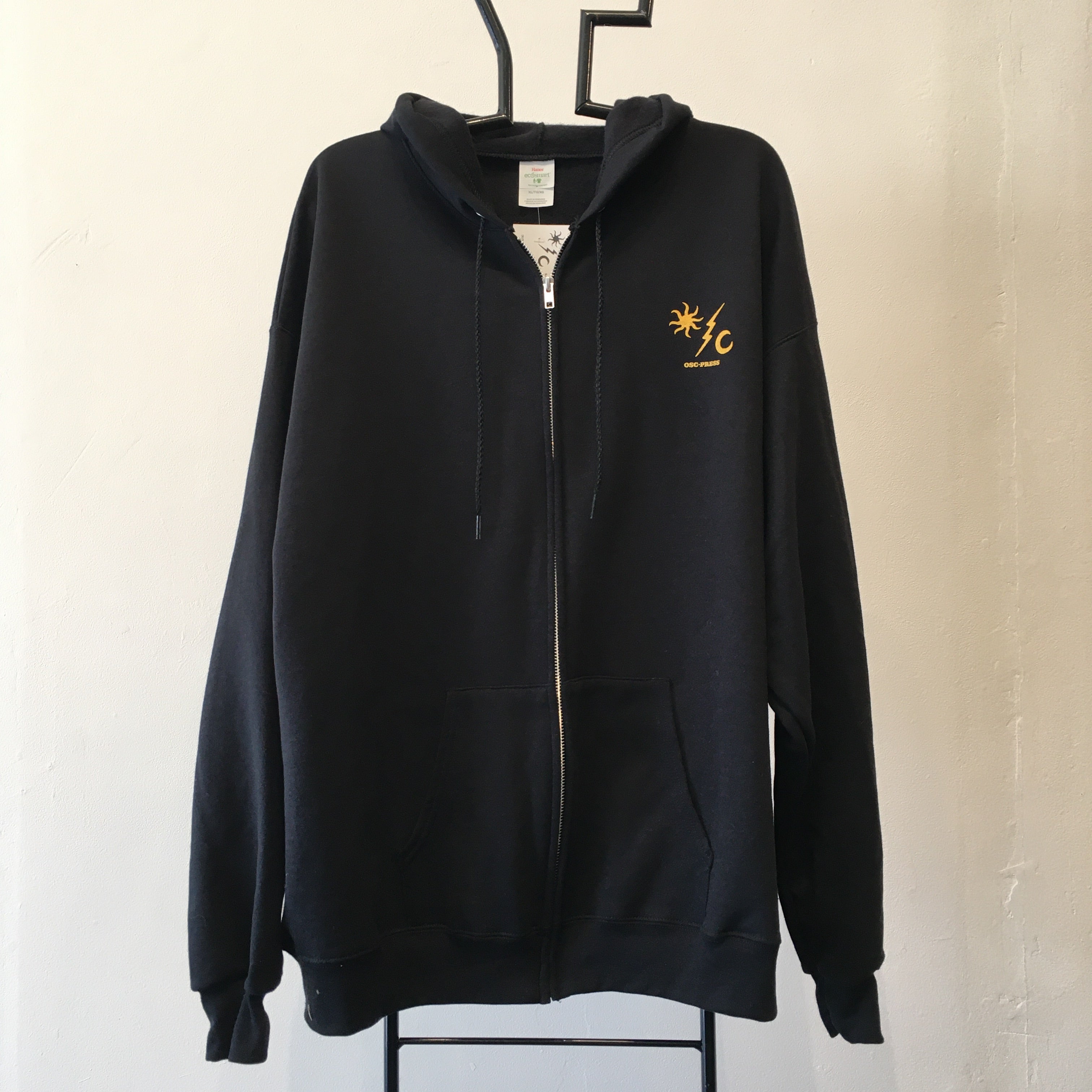 OSC Logo Zip Hoodie | OSCILLATOR PRESS